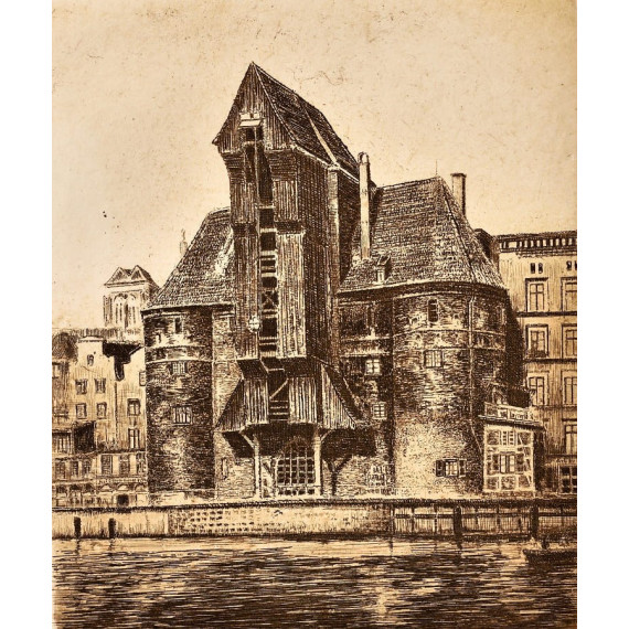 Gdańsk - Żuraw 24×30cm Górecki Wojciech