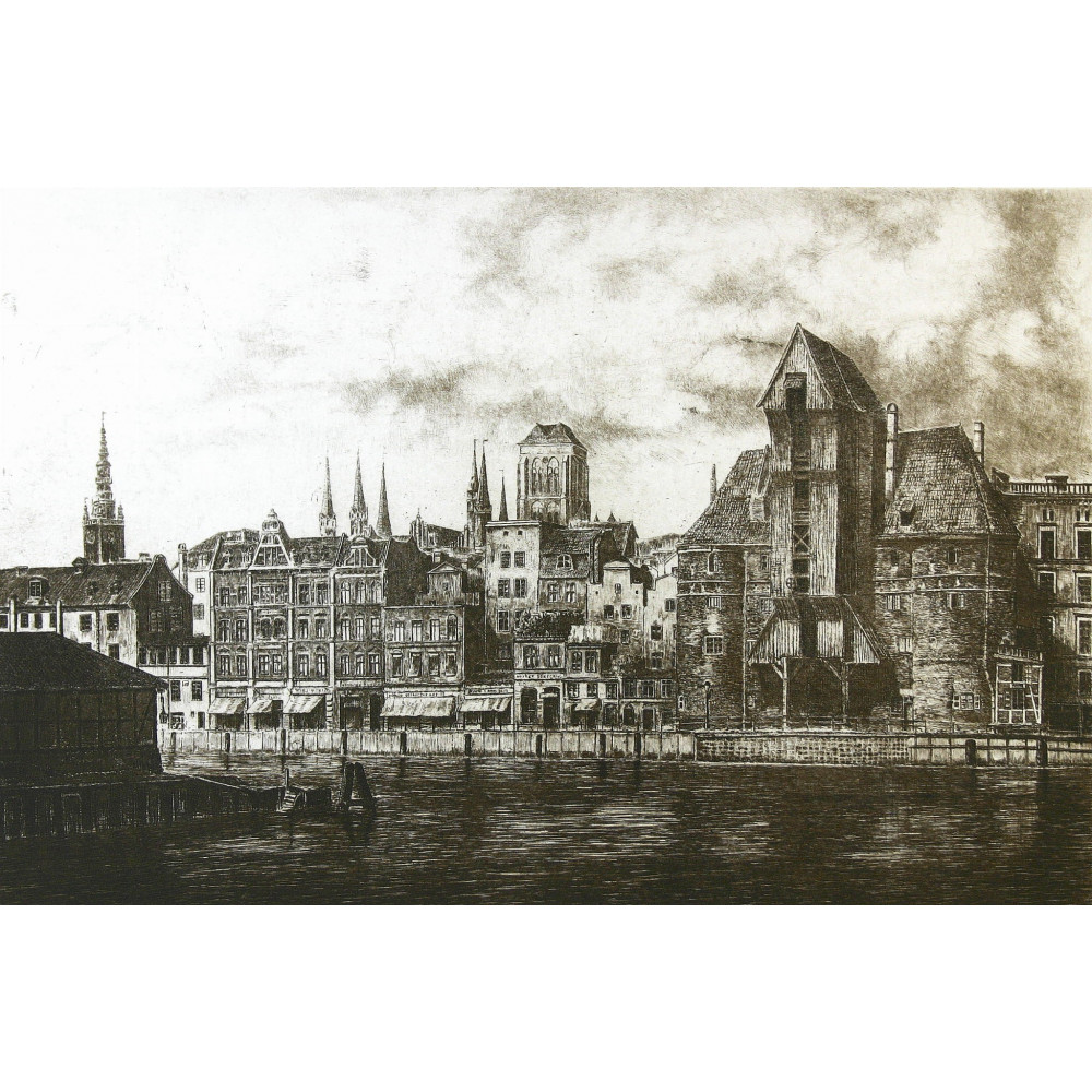 Gdańsk - Długie Pobrzeże  50×70cm Górecki Wojciech