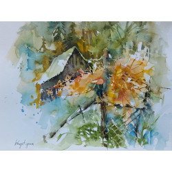 Górska Chata | 24×30/34×40cm | Krystyna Lubański