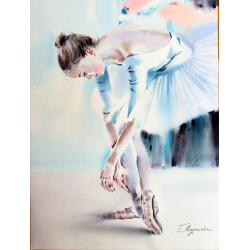 BALETNICA - RÉVÉRENCE 2, 50cmx40cm Majewska Tatiana
