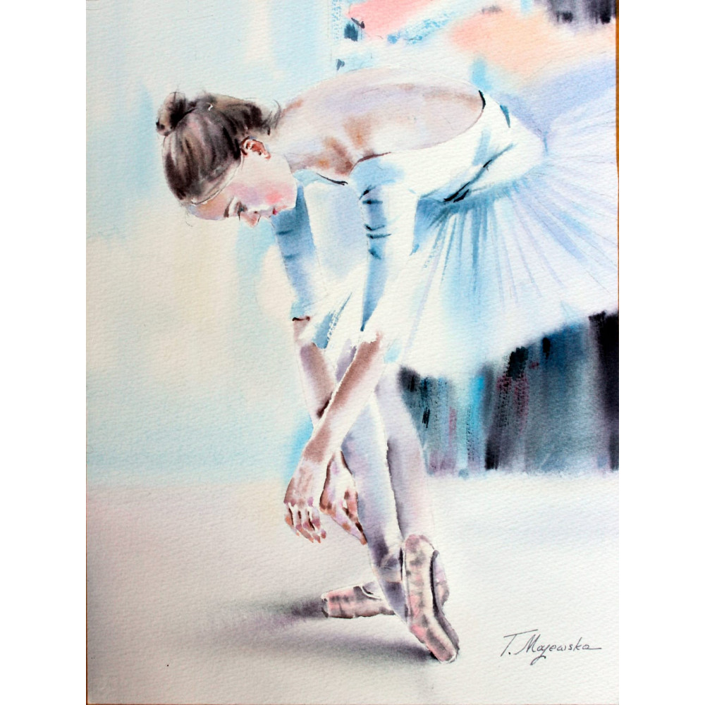 BALETNICA - RÉVÉRENCE 2, 50cmx40cm Majewska Tatiana