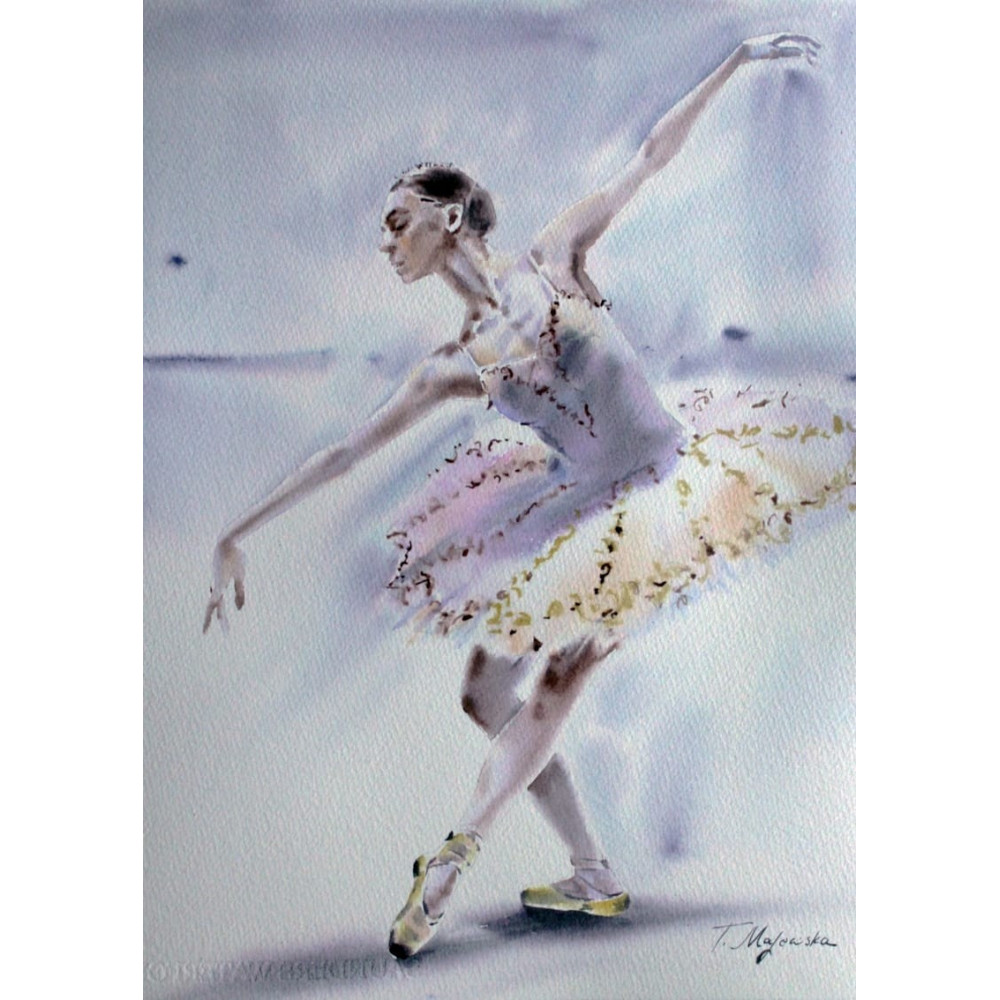 BALETNICA - RÉVÉRENCE 50cmx40cm Majewska Tatiana