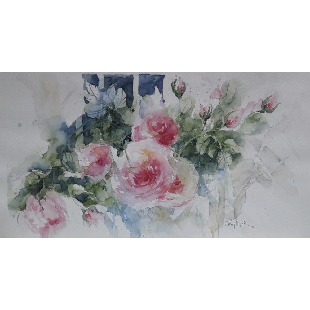 Bukiet róż różowe Lubański Krystyna