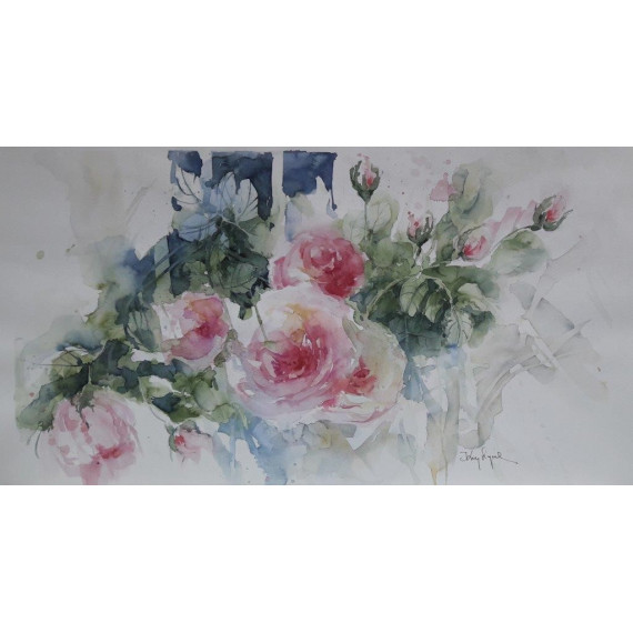 Bukiet róż różowe Lubański Krystyna