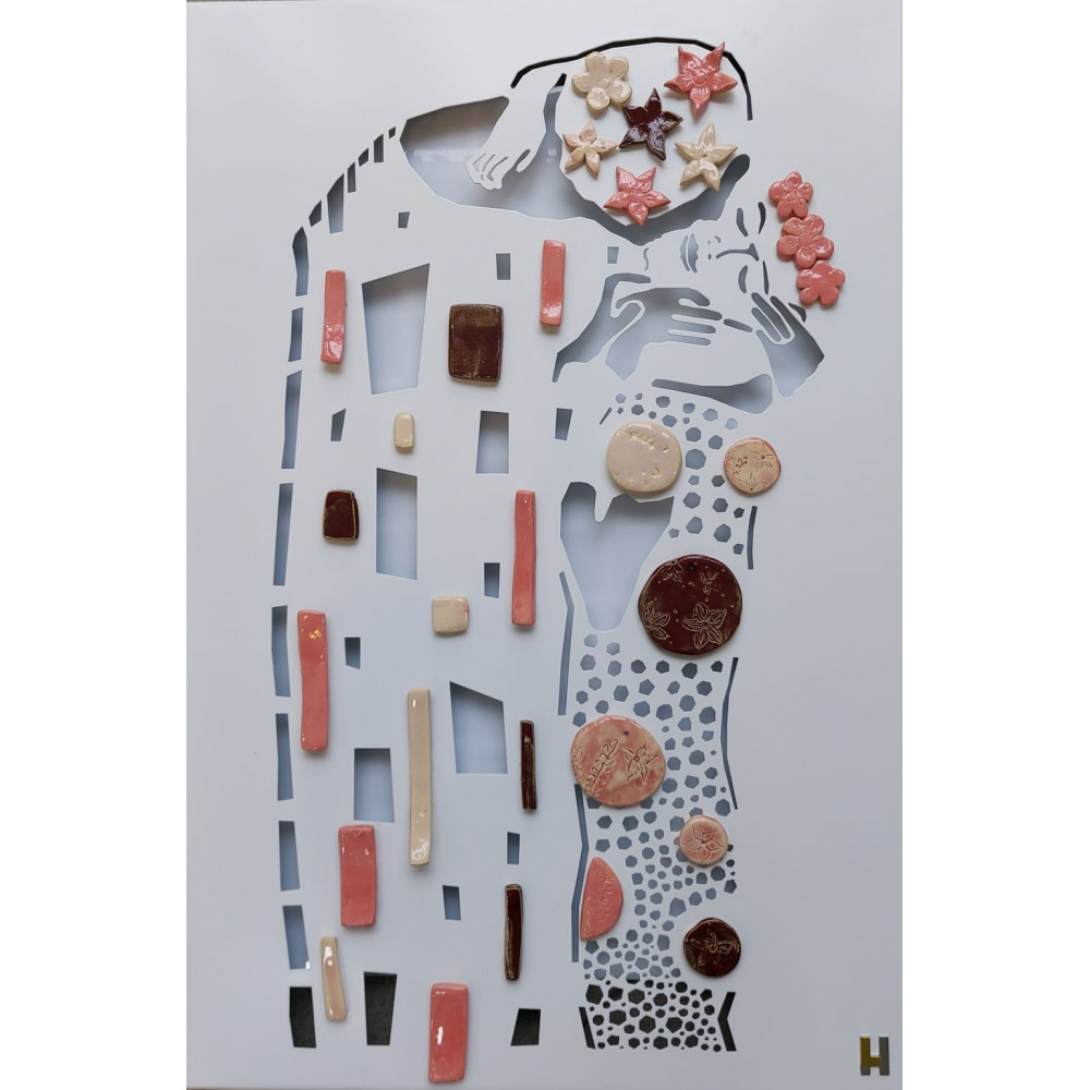 POCAŁUNEK WEDŁUG KLIMTA 60cmx40cm Włodzimierz Hebel