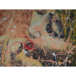 Obraz Abstrakcja Ekspresyjna | 90×120 cm | Wiesław Grzech