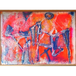 Spełniać swoje marzenia  – obraz Ewy Rzeszowskiej w technice mieszanej