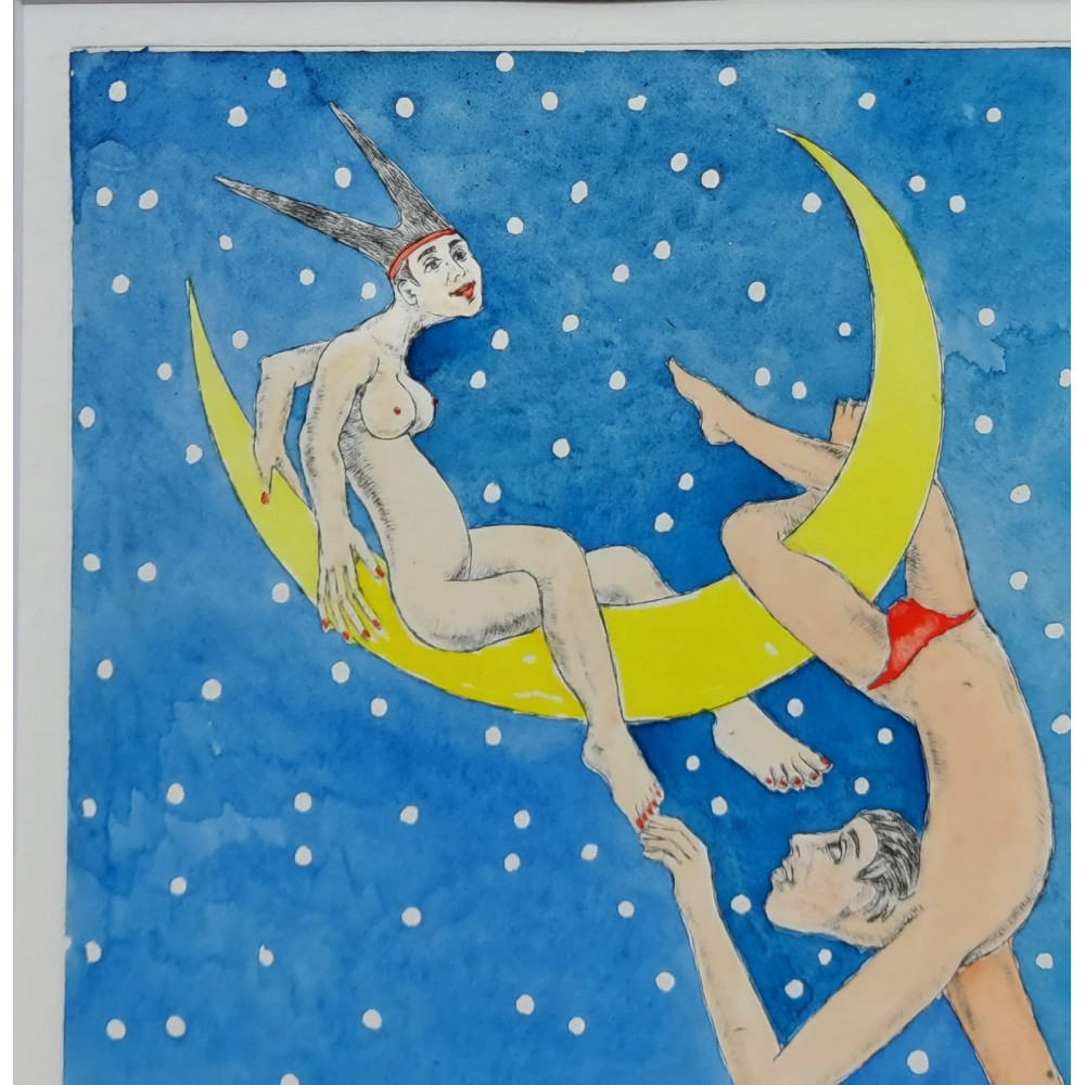 Cyrkowcy 30cmx40cm Tumielewicz Czesław