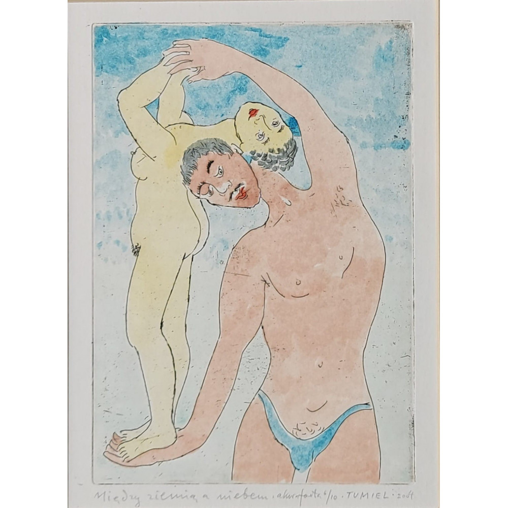 Między ziemią, a niebem (2004)-30cmx25cm Tumielewicz Czesław