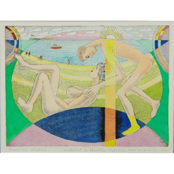 Promień słońca  (2015)-30cmx40cm Tumielewicz Czesław