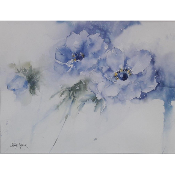 Kwiaty niebieskie Lubański Krystyna