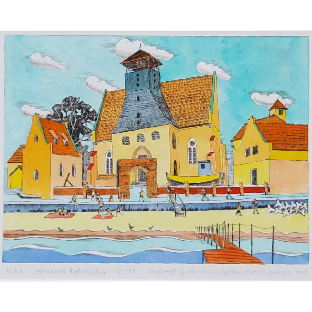 Hel, Muzeum Rybołówstwa (2017)-30cmx40cm             (1) Tumielewicz Czesław