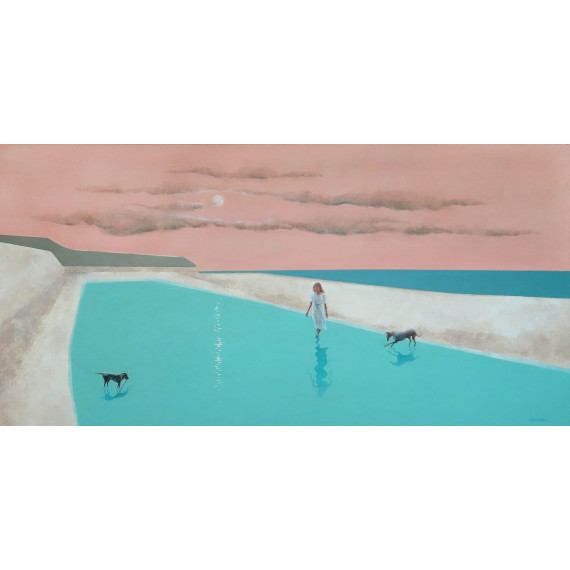 TYTUŁ (TITLE)PERFECT EVENING, 60×120cm. Bilecka Marta