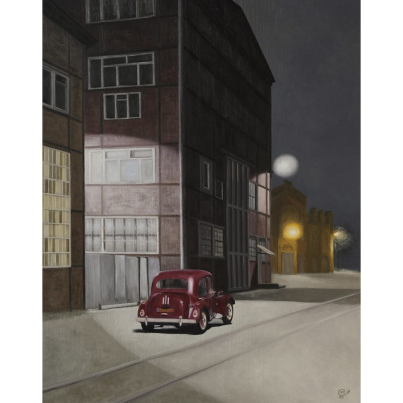 ZGAŚ ŚWIATŁA POCZEKAMY NA NICH( 2021,) 100cmx80cm Magdalena Tuźnik