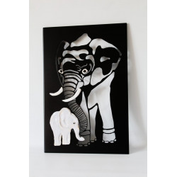 SŁOŃ 60cmx40cm Włodzimierz Hebel