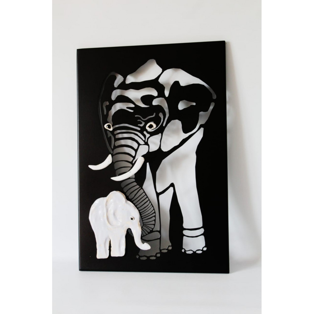 SŁOŃ 60cmx40cm Włodzimierz Hebel