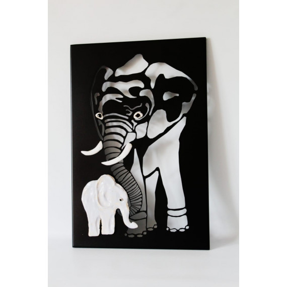 SŁOŃ 60cmx40cm Włodzimierz Hebel