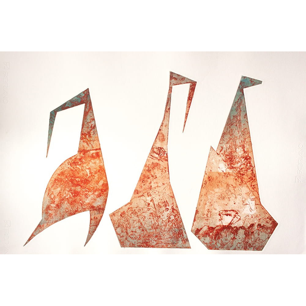 THREE OF THEM 50cmx70cm    (1) Maciej Górski