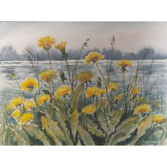 MNISZKI  KROLOWE ŁĄK (2022) 40cmx50cm Niewinowska Bożenna