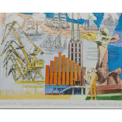 PARADA ŻAGLÓW(2018) 30x40cm Tumielewicz Czesław