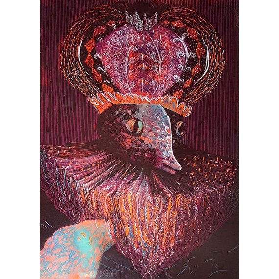 KRÓL STWÓR  100cmx70cm Barbara Leszczyńska