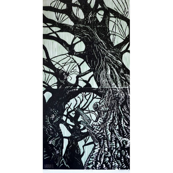 LISTOPAD 60cmx30cm Barbara Leszczyńska