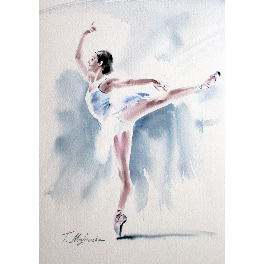BALETNICA -  ZATRZYMANA CHWILA 40cmx30cm Majewska Tatiana