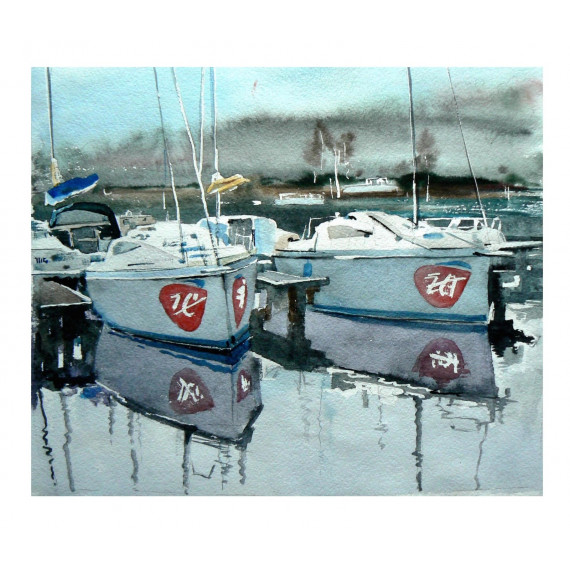 ZACUMOWANE W PORCIE  39cmx42cm Majewska Tatiana