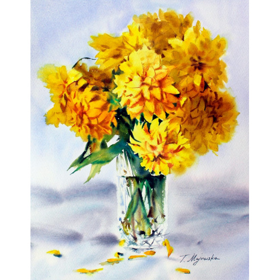 SŁONECZNY BUKIET 47cmx44cm Majewska Tatiana