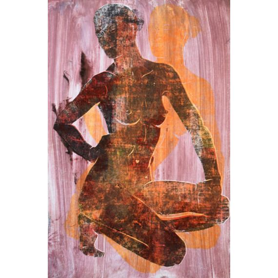 AKT PORUSZONY(2020) 70cmx50cm Jan Bosak