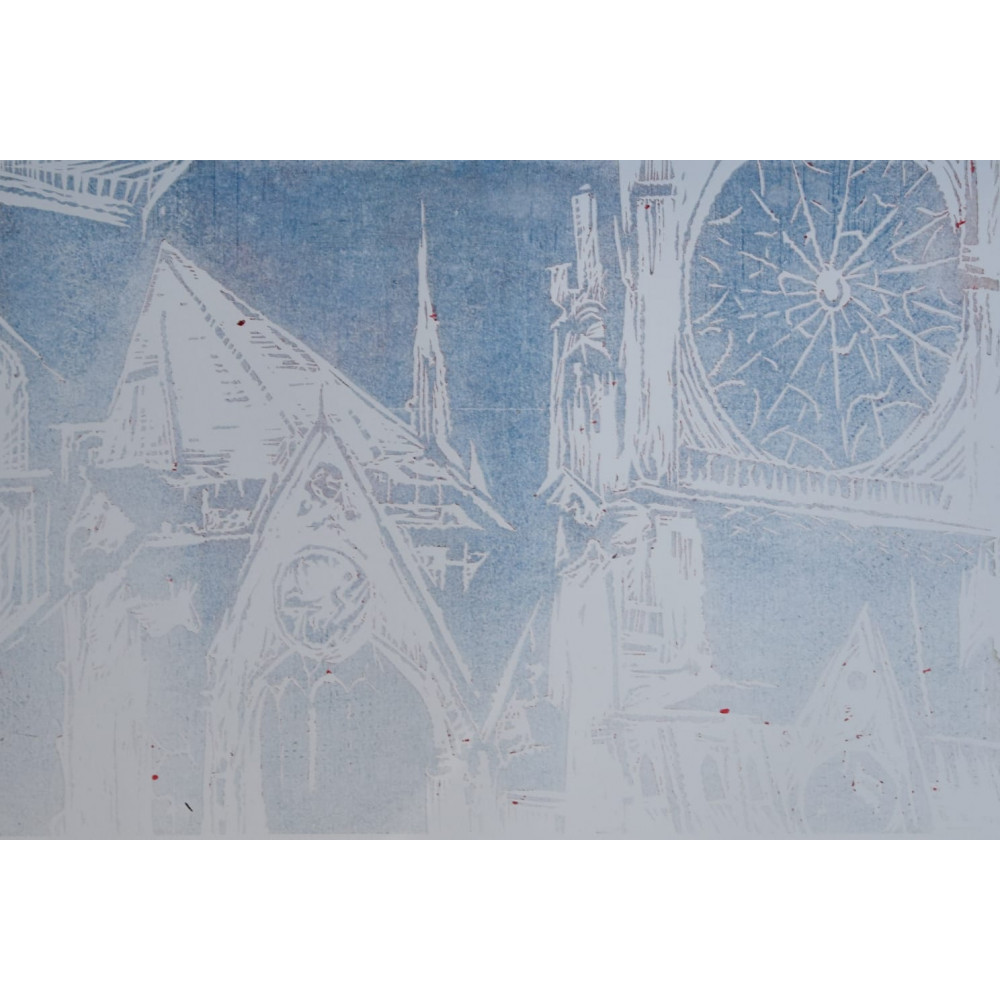 KATEDRA ŚWIT (2019) 50cmx70cm Jan Bosak