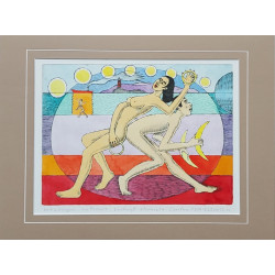 SPOTKANIE (2022) 40cmx30cm Tumielewicz Czesław