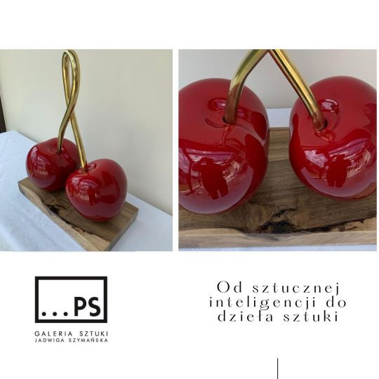 Od sztucznej inteligencji do dzieła sztuki – historia rzeźby „Czereśnie”